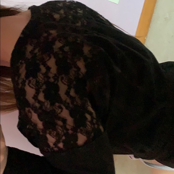 Black lace shirt - Picture 6 of 6